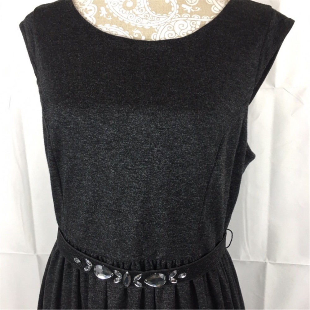 Elle Dress Women’s Size 14 Gray Sparkles